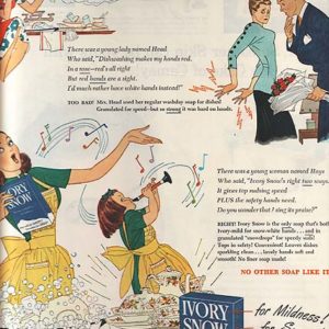 Ivory Snow Ad 1947