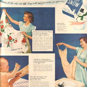 Ivory Snow Ad 1951