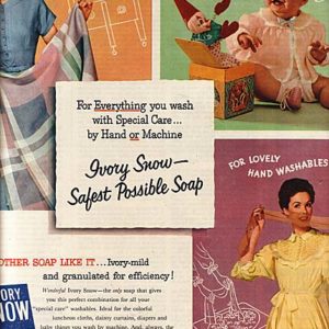 Ivory Snow Ad 1953