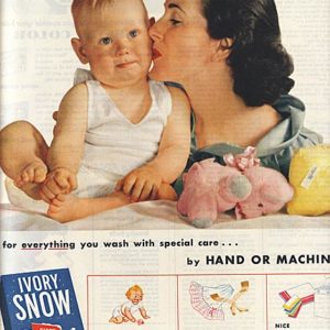 Ivory Snow Ad 1954