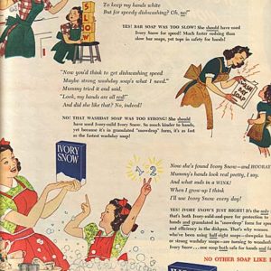 Ivory Snow Ad December 1947