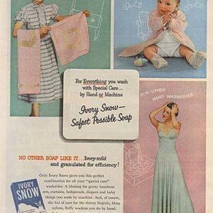 Ivory Snow Ad November 1952