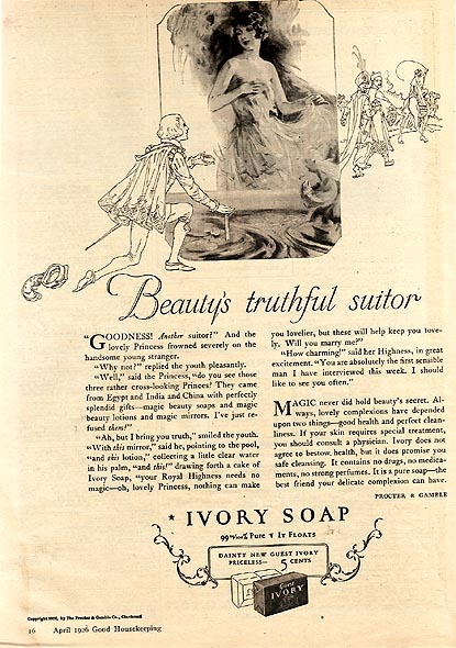 Ivory Soap Ad 1926 - Vintage Ads and Stuff