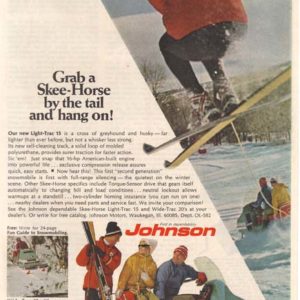 Johnson Snowmobile Ad 1968