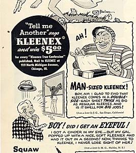 Kleenex Ad 1940