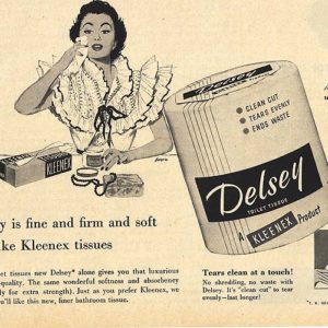 Kleenex Ad 1954