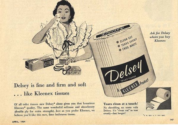 Kleenex Ad 1954