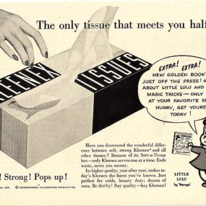 Kleenex Ad 1954 May