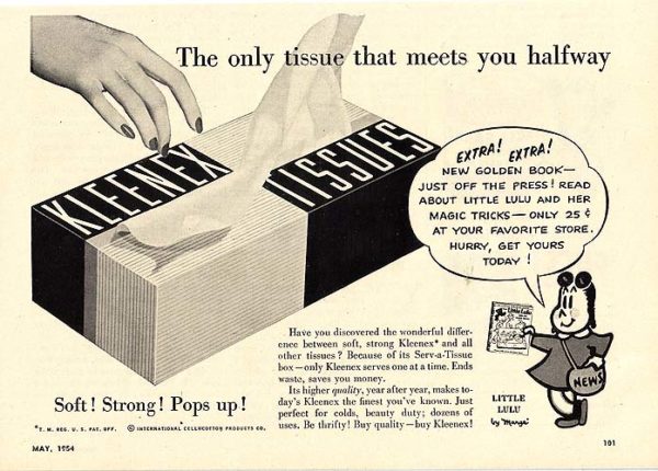 Kleenex Ad 1954 May