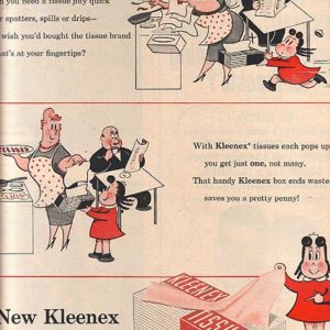 Kleenex Ad 1956