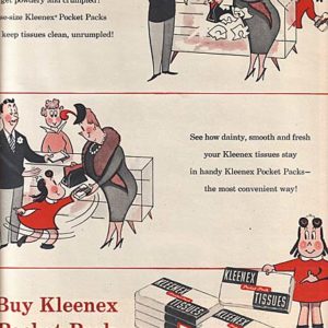 Kleenex Ad March 1956