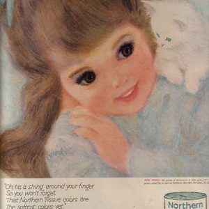 Northern Tissue Ad April 1962