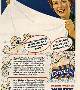 Oxydol Laundry Soap Ad 1943