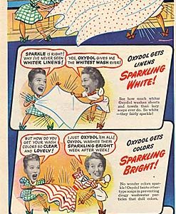 Oxydol Laundry Soap Ad 1947