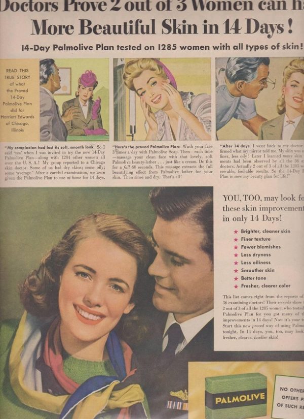 Palmolive Soap Ad May 1944