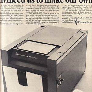 Pitney-Bowes Ad 1967