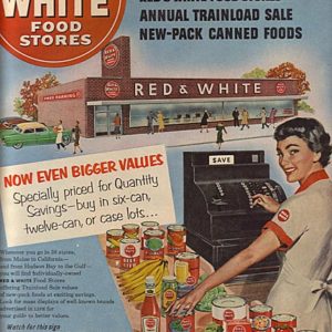 Red & White Ad 1953