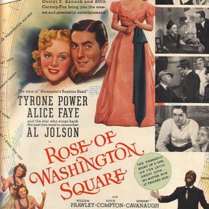 Rose of Washington Square Movie Ad 1939