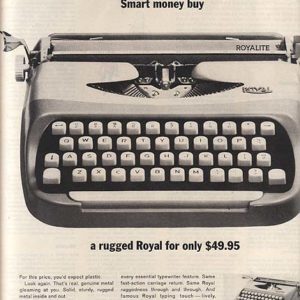 Royal Ad 1962