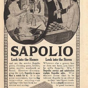 Sapolio Soap Ad 1907
