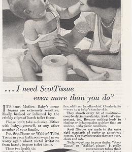 Vintage Advertising: Scott Toilet Paper Goes Negative