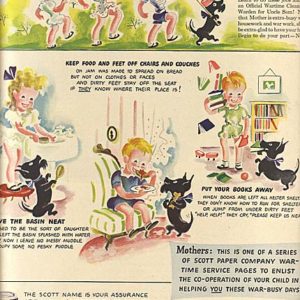 Scott Tissue Ad 1942
