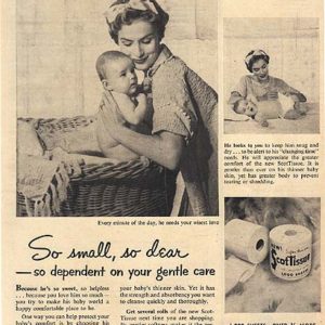 Scott Tissue Ad 1954