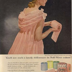 Scott Tissue Ad 1956