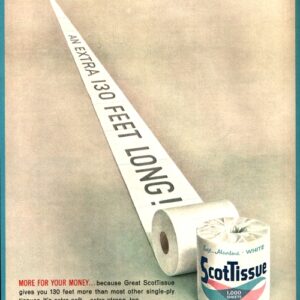 Scott Tissue Ad 1963