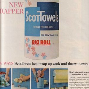 Scott Tissue Ad 1964