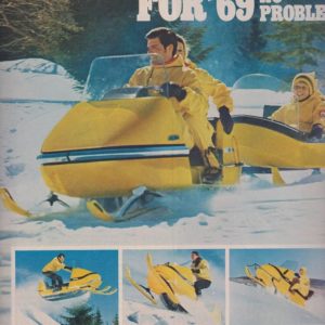 Ski-Doo Snowmobile Ad 1968