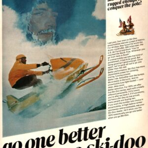 Ski-Doo Snowmobile Ad October 1969