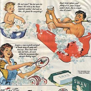 Swan Soap Ad 1942