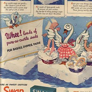 Swan Soap Ad 1943