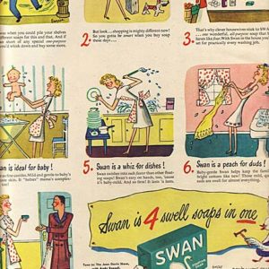 Swan Soap Ad 1945