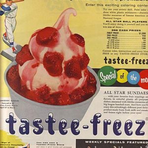 Tastee-Freez Ad 1956