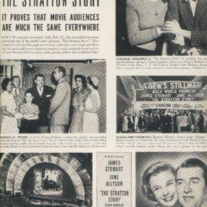 The Stratton Story Movie Ad 1949
