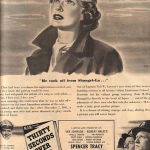 Thirty Seconds Over Tokyo Movie Ad 1944