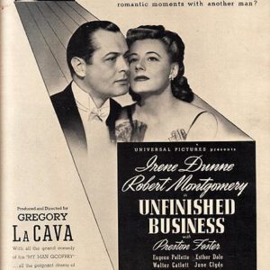 Unfinished Business Movie Ad 1941