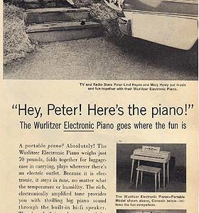 Wurlitzer Piano Ad 1959