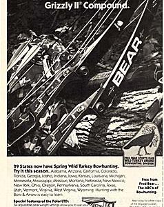 Bear Archery Ad 1980