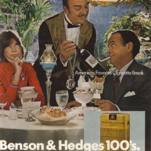 Benson & Hedges Ad 1972