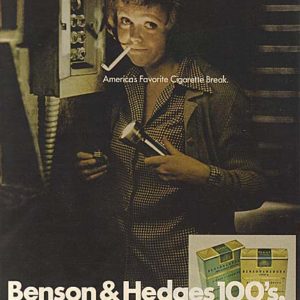 Benson & Hedges Ad 1974