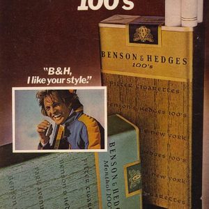 Benson & Hedges Ad 1979