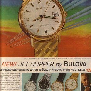 Bulova Ad April 1962