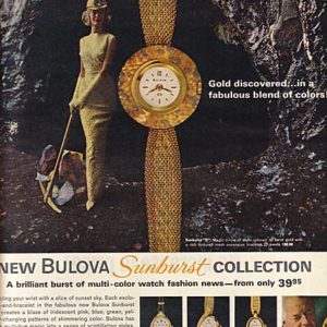 Bulova Ad April 1963