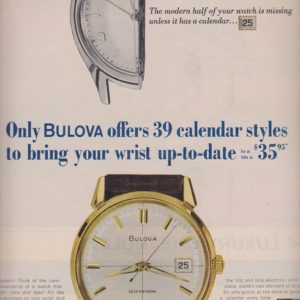 Bulova Ad April 1964