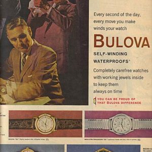 Bulova Ad October 1959