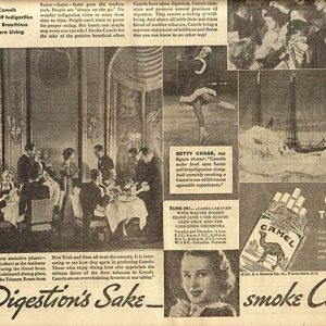 Camel Cigarettes Ad 1936