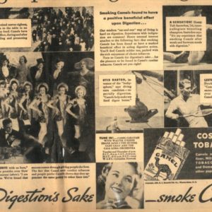 Camel Cigarettes Ad 1936 March